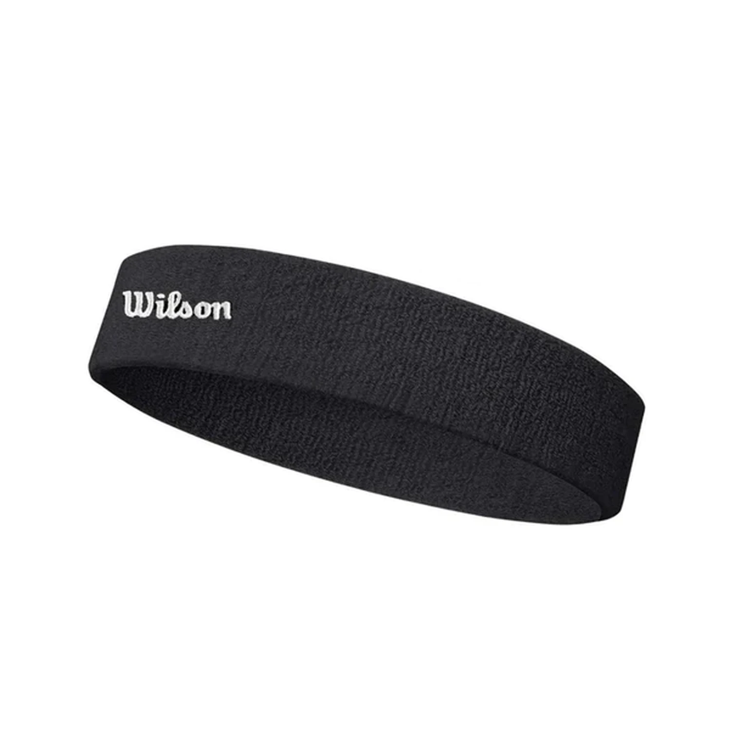 U WILSON HEADBAND BLACK OS