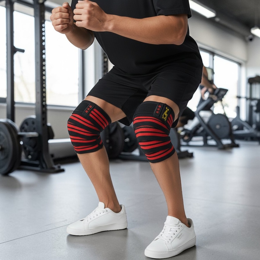 MD Stay Fit Weight Lifting Knee Support