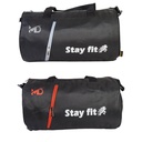 Barrel Duffel Bag with Side Pocket