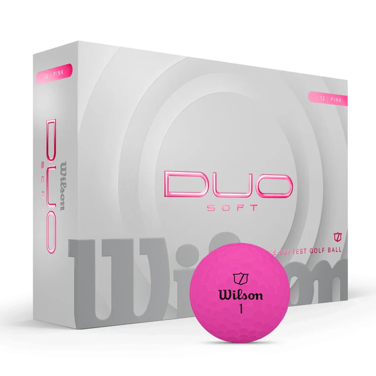DUO SOFT GOLF BALL Pink 12-BALL