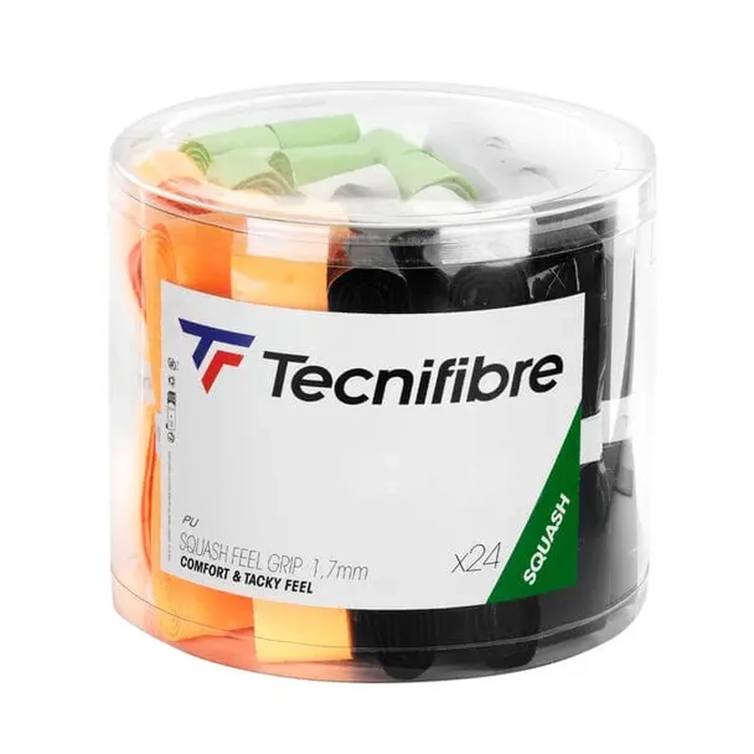 [51SQFEGR24] Tecnifibre Squash Feel Grip -24