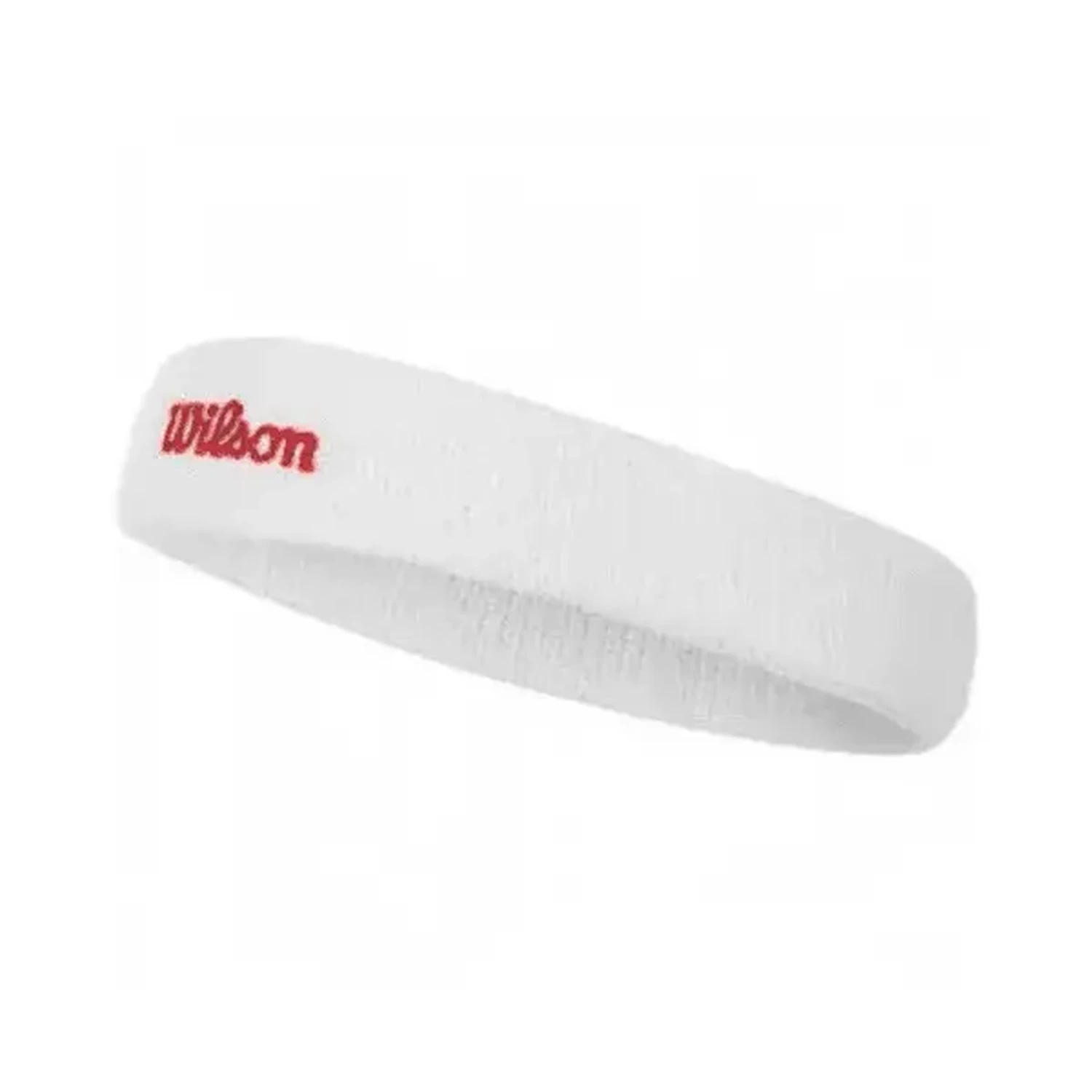 [WU00019511WTAOS] U TERRY LOGO HEADBAND BR WHITE/INFRRD OS