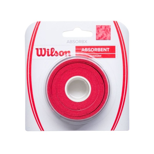 [WR8446501001] ABSORBX OVERGRIP 3 PACK Red