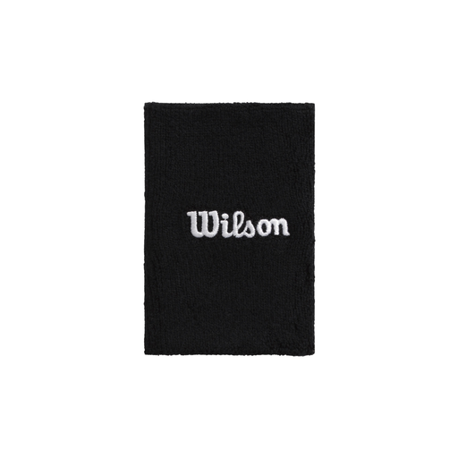 [WU00087511BKAOS] U WIDE TERRY WRISTBANDS BLACK OS