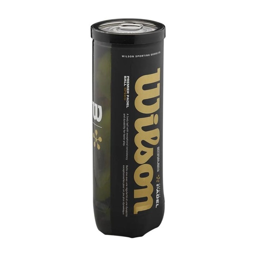 [WR8908501001] PREMIER PADEL SPEED 3 BALL CAN Yellow
